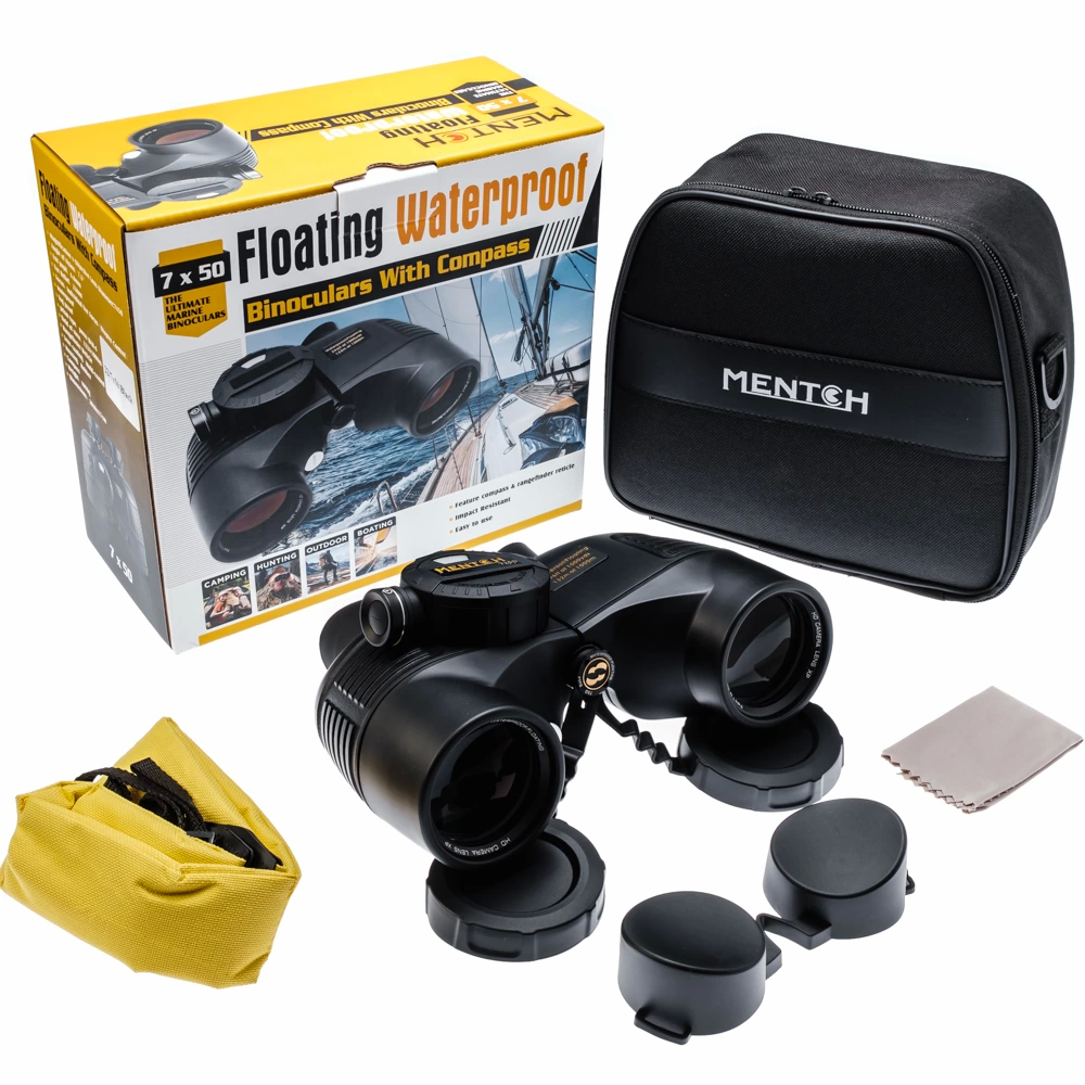 7x50 Profesyonel Dürbünü 1000m/132m Su Geçirmez Siyah - Lisinya