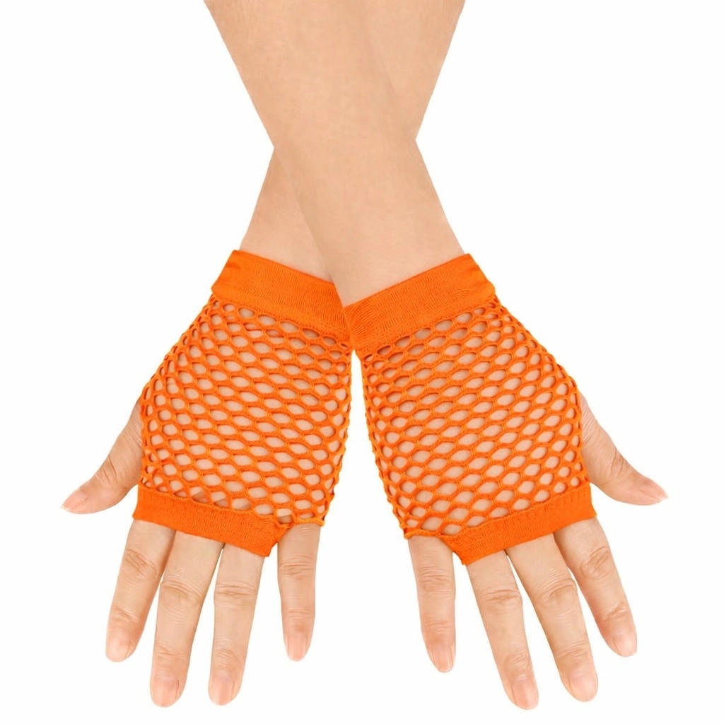 80’ler 90’lar Retro Neon Turuncu File Parmaksız Kısa Eldiven 11 Cm - Lisinya 80’ler 90’lar Retro Neon Turuncu File Parmaksız Kısa Eldiven 11 Cm - Lisinya