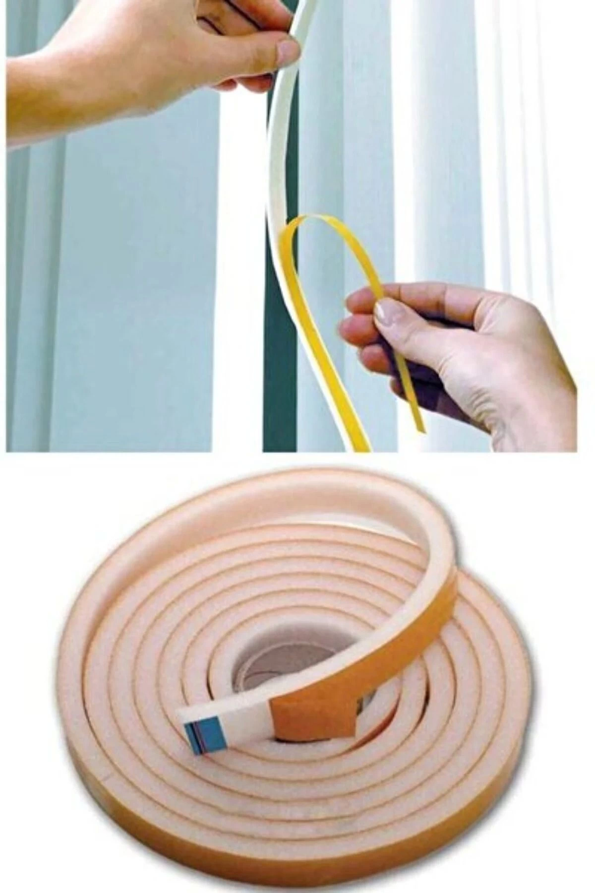 9 Metre Pencere Izolasyon Bandı Yapışkanlı Cam Yalıtım Süngeri Rüzgar Soğuk Kesici Pimapen Fitili - Lisinya 9 Metre Pencere Izolasyon Bandı Yapışkanlı Cam Yalıtım Süngeri Rüzgar Soğuk Kesici Pimapen Fitili - Lisinya