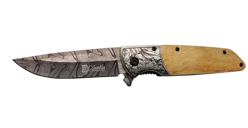 A2150c Kahve Kamp Çakısı 21cm- Manuel, Ahşap İşlemeli Sap,kemerlikli - Lisinya A2150c Kahve Kamp Çakısı 21cm- Manuel, Ahşap İşlemeli Sap,kemerlikli - Lisinya
