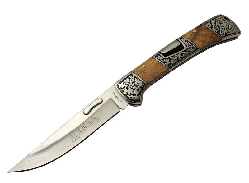 A3159-d Kahverengi Kamp Çakı 23,5cm- Ahşap Sap, Kaplan İşlemeli, Kemerlikli - Lisinya A3159-d Kahverengi Kamp Çakı 23,5cm- Ahşap Sap, Kaplan İşlemeli, Kemerlikli - Lisinya