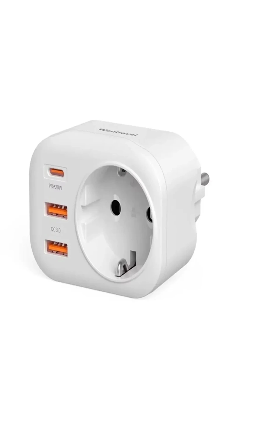 Ac-115 2500w 3.4a 2usb 1type-c 1soket Akım Korumalı Şarj Adaptörü Priz Çoğaltıcı - Lisinya