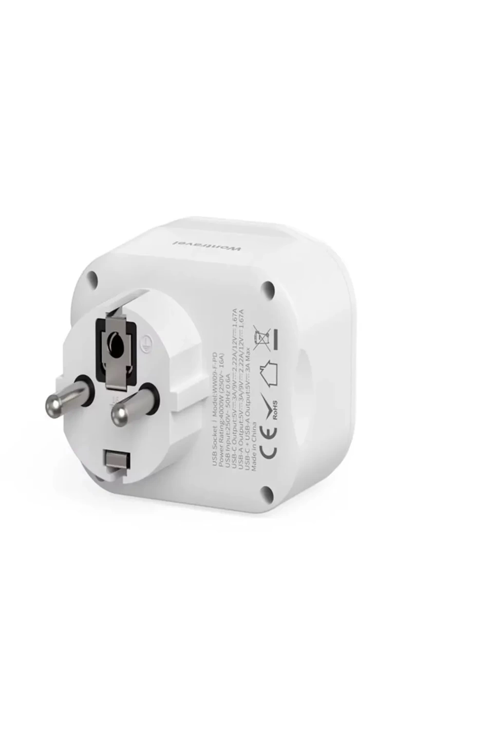 Ac-115 2500w 3.4a 2usb 1type-c 1soket Akım Korumalı Şarj Adaptörü Priz Çoğaltıcı - Lisinya