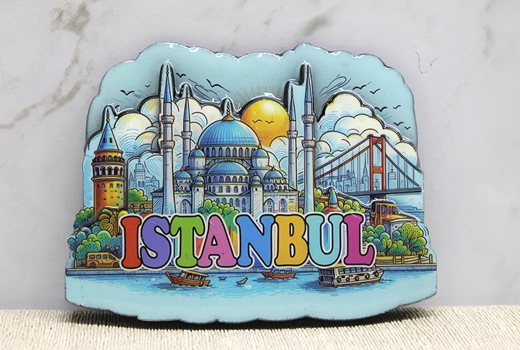 Ahşap İstanbul Temalı Magnet Alk4360 - Lisinya