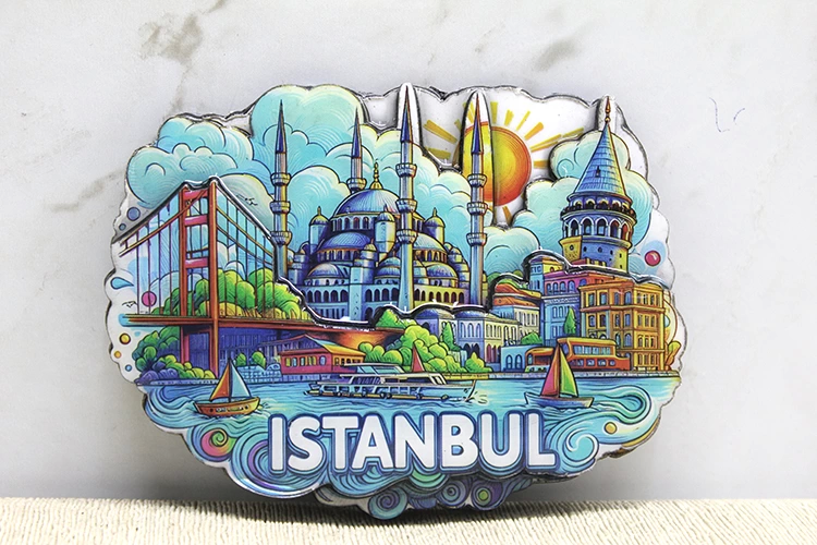 Ahşap İstanbul Temalı Magnet Alk4361 - Lisinya