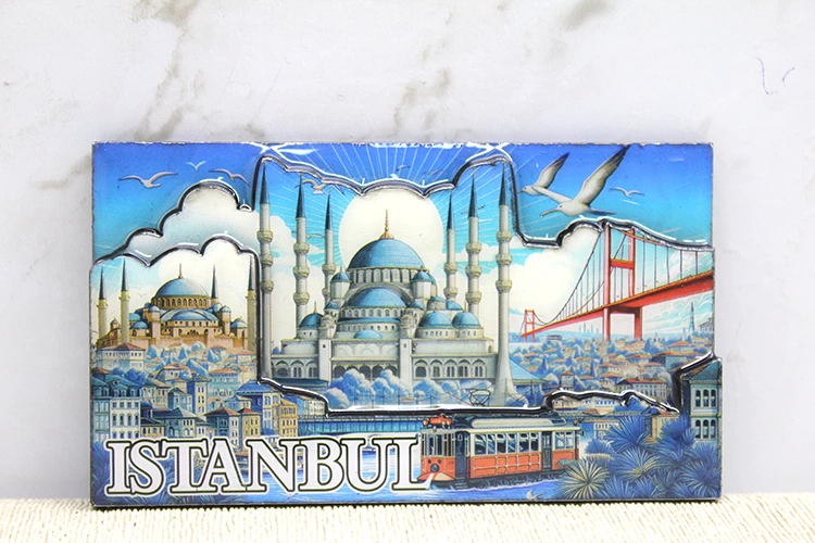 Ahşap İstanbul Temalı Magnet Alk4362 - Lisinya
