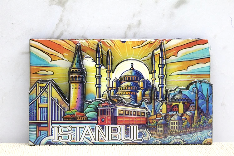 Ahşap İstanbul Temalı Magnet Alk4365 - Lisinya