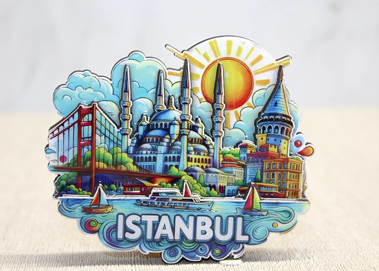 Ahşap İstanbul Temalı Magnet Alk4600 - Lisinya