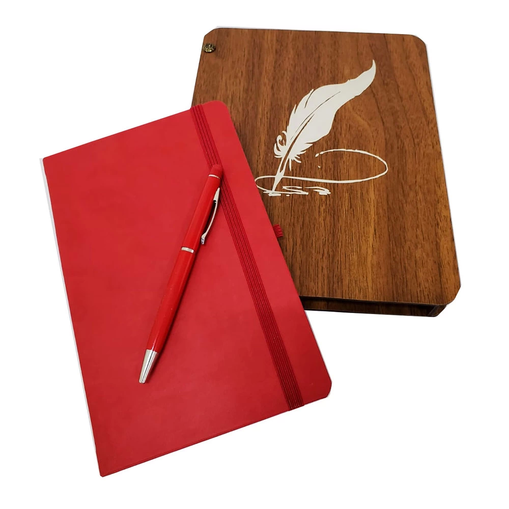 Ahşap Kutulu Defter Kalem - Lisinya Ahşap Kutulu Defter Kalem - Lisinya