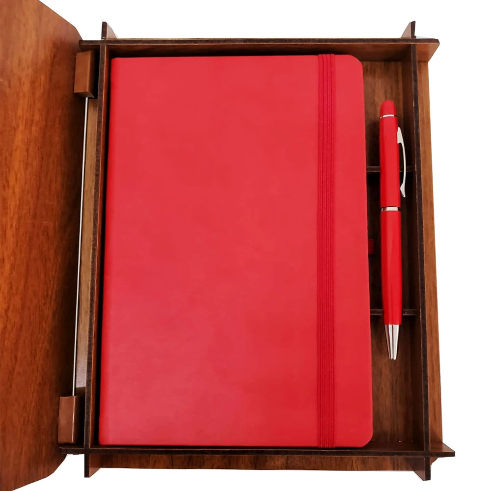 Ahşap Kutulu Defter Kalem - Lisinya Ahşap Kutulu Defter Kalem - Lisinya