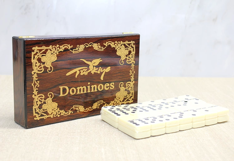 Ahşap Kutulu Domino Oyunu Alk4220 - Lisinya