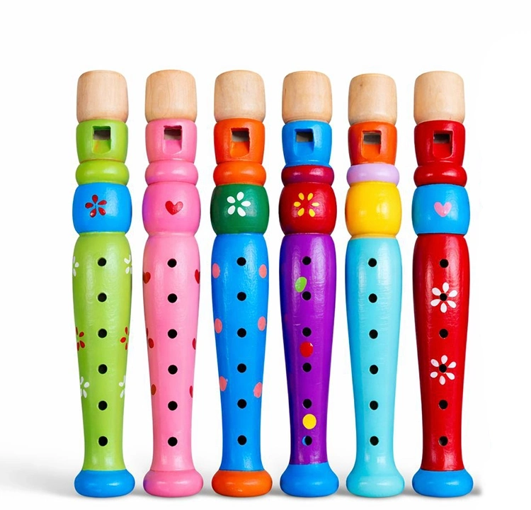 Ahşap Renkli Flüt Küçük Alk4391 - Lisinya