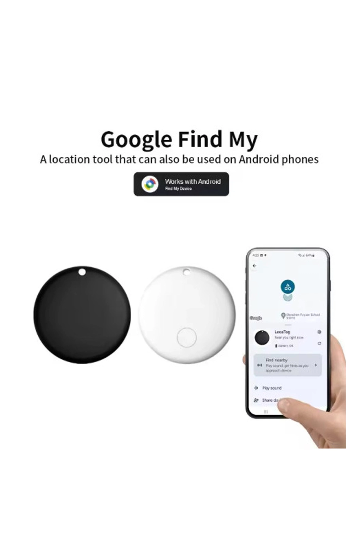 Airtag Android Konum Belirleme Akıllı Takip Cihazı Smart Finder Siyah - Lisinya Airtag Android Konum Belirleme Akıllı Takip Cihazı Smart Finder Siyah - Lisinya