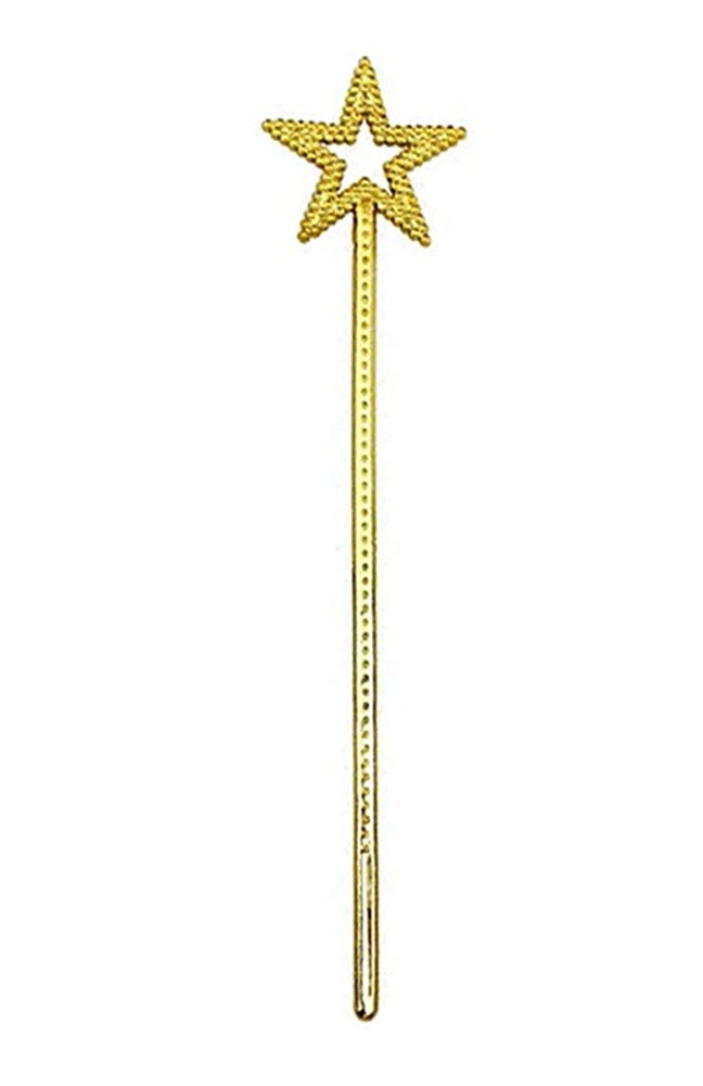 Altın Renk Yıldız Peri Asası Peri Değneği 34 Cm 1 Adet - Lisinya Altın Renk Yıldız Peri Asası Peri Değneği 34 Cm 1 Adet - Lisinya