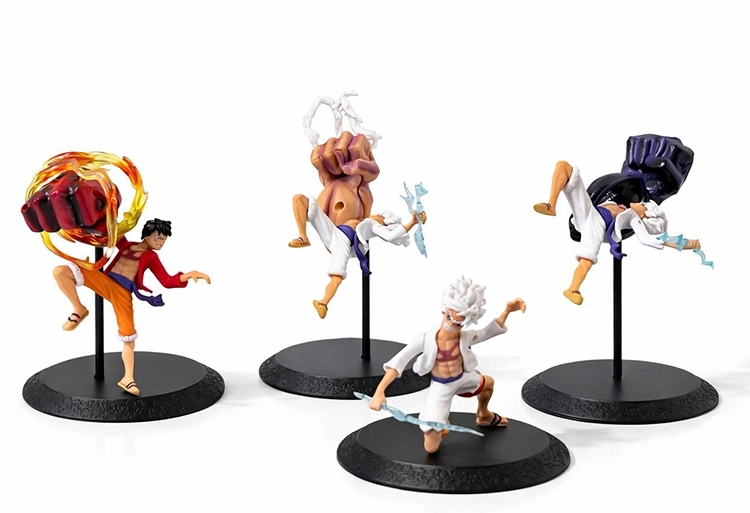 Anime One Piece Luffy Figürü 4'lü Set  Alk5275 - Lisinya
