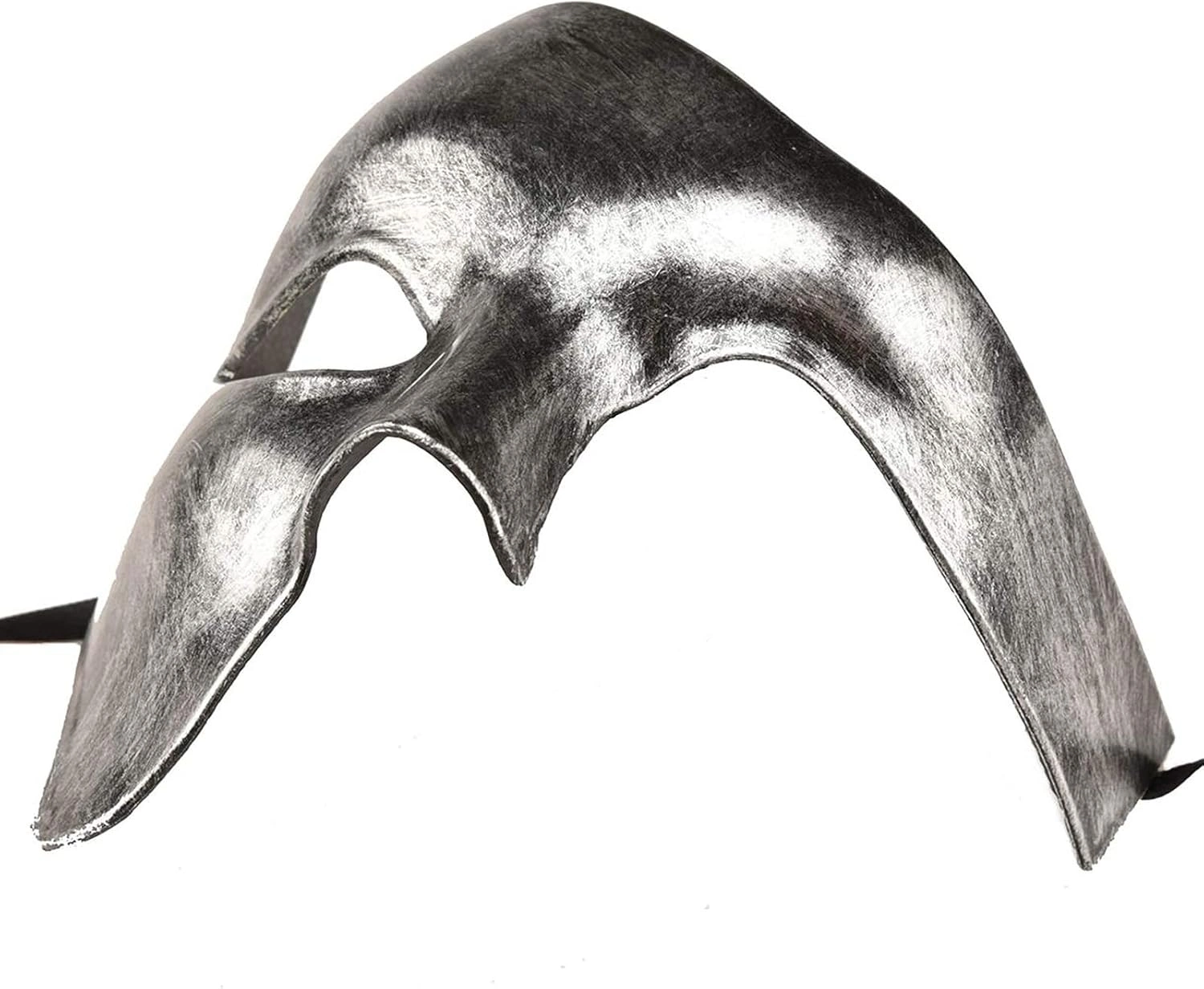 Antik Eskitme Gümüş Erkek Yarım Maske - Phantom Parti Balo Maskesi - Lisinya Antik Eskitme Gümüş Erkek Yarım Maske - Phantom Parti Balo Maskesi - Lisinya