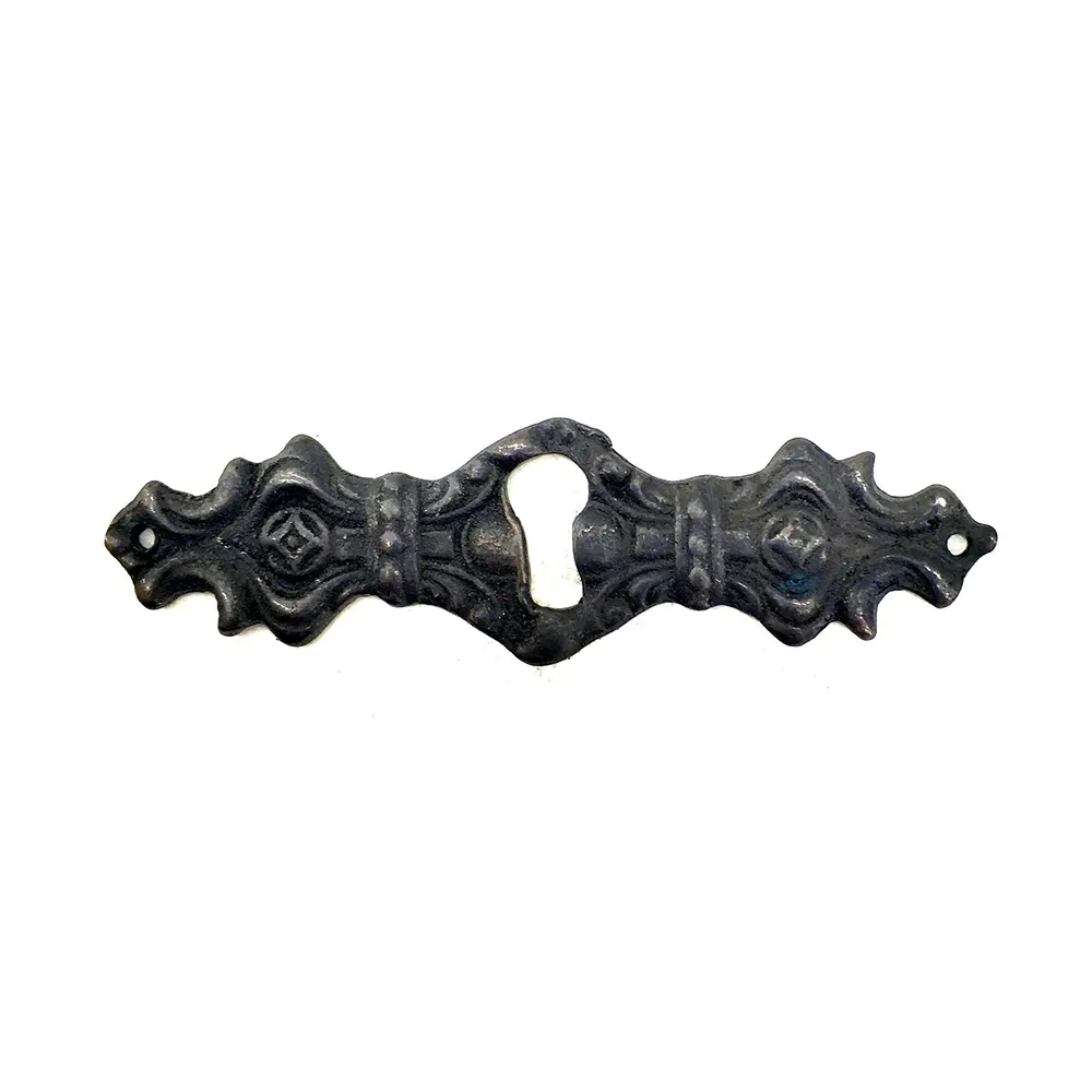 Antika Tarz Dekoratif Pirinç Anahtar Ağızlığı - 28x104mm, Oksit - Lisinya Antika Tarz Dekoratif Pirinç Anahtar Ağızlığı - 28x104mm, Oksit - Lisinya