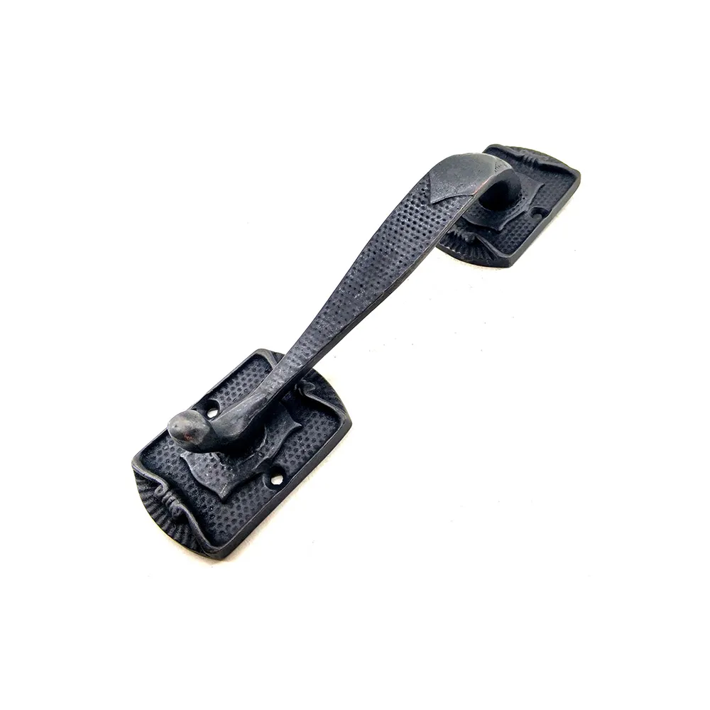 Antika Tarz Dekoratif Pirinç Ayak Tip Büyük Kapı Çekme Kolu - 220x50mm, Oksit - Lisinya Antika Tarz Dekoratif Pirinç Ayak Tip Büyük Kapı Çekme Kolu - 220x50mm, Oksit - Lisinya