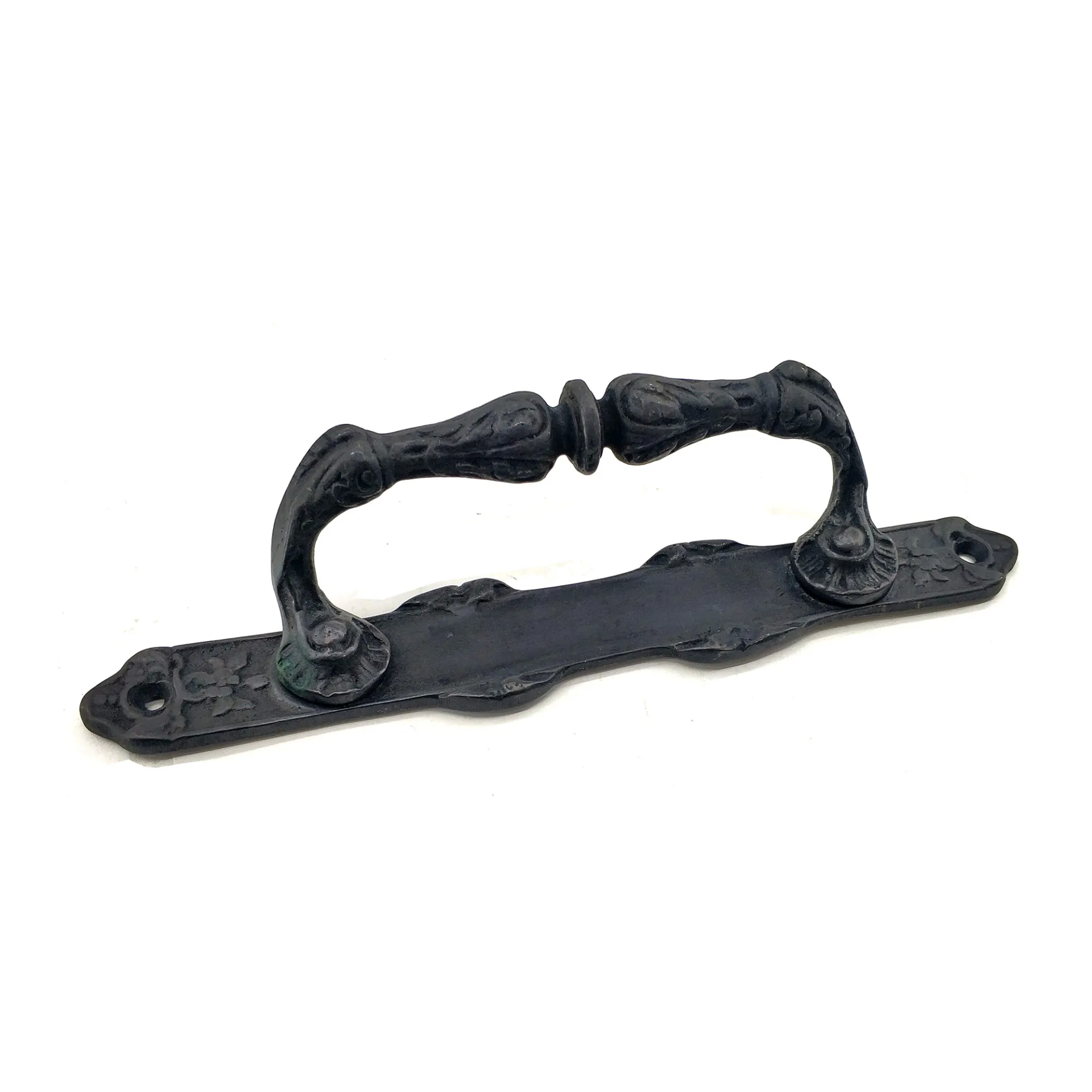 Antika Tarz Dekoratif Pirinç Dar Yan Çekme Kapı Kolu - 225x37 Mm, Oksit - Lisinya Antika Tarz Dekoratif Pirinç Dar Yan Çekme Kapı Kolu - 225x37 Mm, Oksit - Lisinya