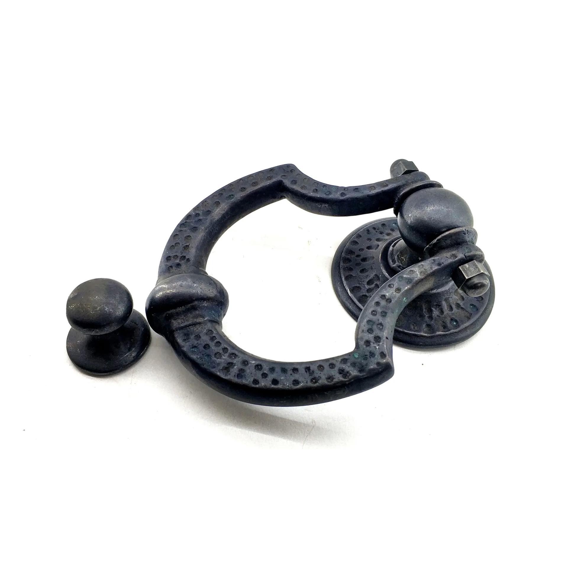 Antika Tarz Dekoratif Pirinç Dövme Kapı Tokmağı, Taktak - 150x105 Mm, Oksit - Lisinya Antika Tarz Dekoratif Pirinç Dövme Kapı Tokmağı, Taktak - 150x105 Mm, Oksit - Lisinya