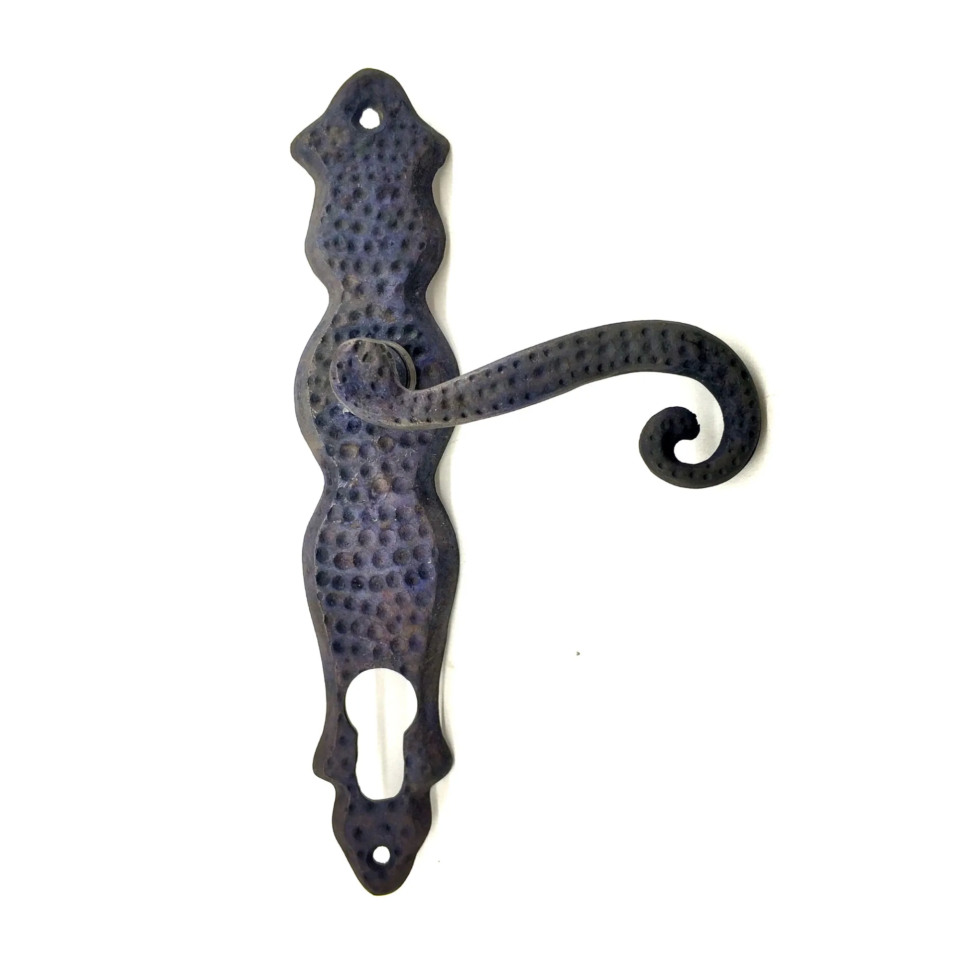 Antika Tarz Dekoratif Pirinç Ferforje Oda Kapı Kolu - 210x43 Mm, Oksit - Lisinya Antika Tarz Dekoratif Pirinç Ferforje Oda Kapı Kolu - 210x43 Mm, Oksit - Lisinya