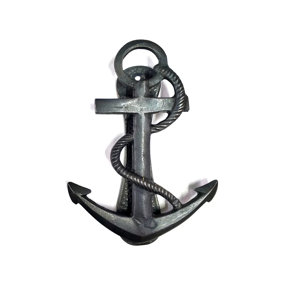 Antika Tarz Dekoratif Pirinç Halatlı, Çapa, Denizci, Gemici Kapı Tokmağı, Taktak - 170x60mm, Oksit - Lisinya Antika Tarz Dekoratif Pirinç Halatlı, Çapa, Denizci, Gemici Kapı Tokmağı, Taktak - 170x60mm, Oksit - Lisinya