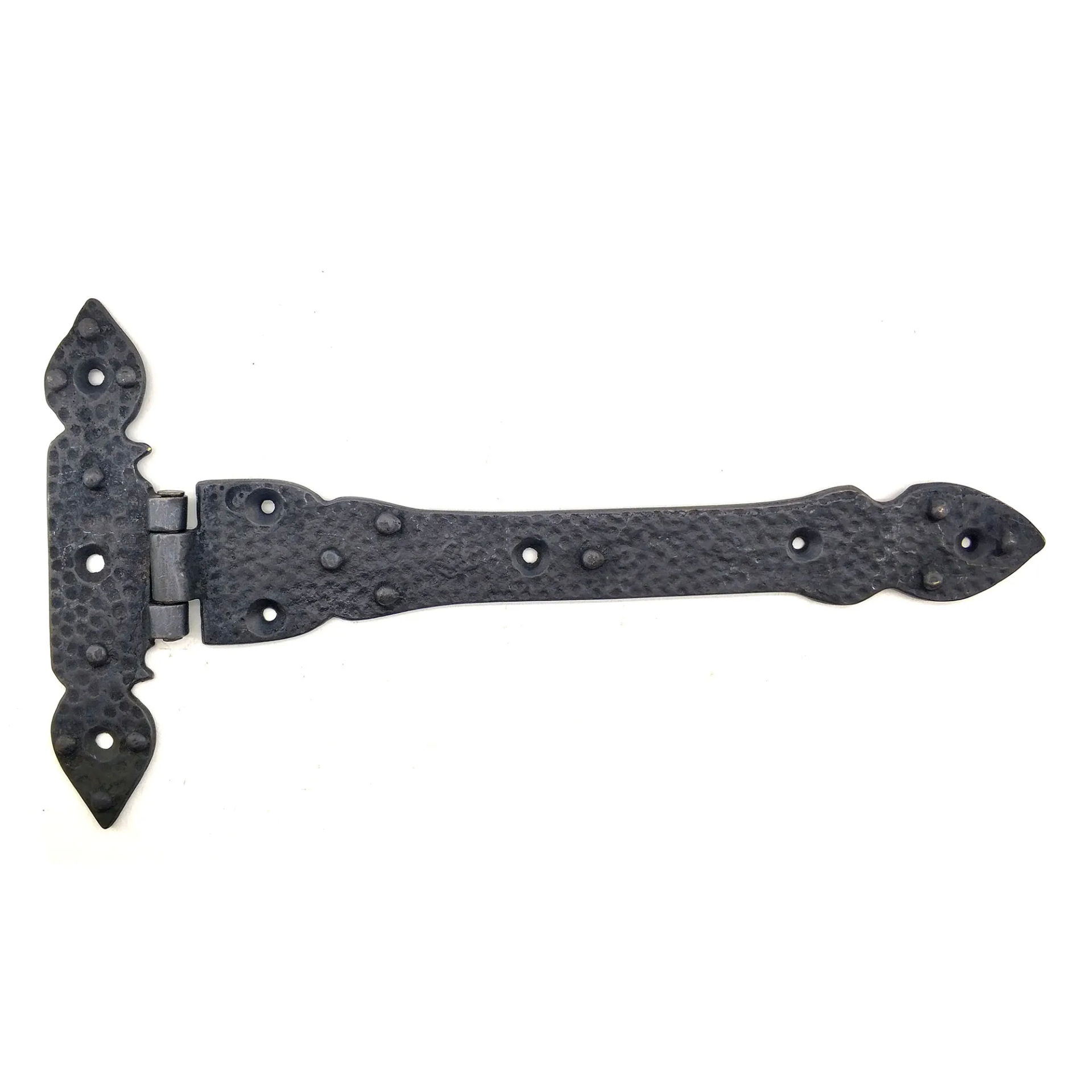 Antika Tarz Dekoratif Pirinç Kuyruklu Lale Menteşe - 147x193 Mm, Oksit - Lisinya