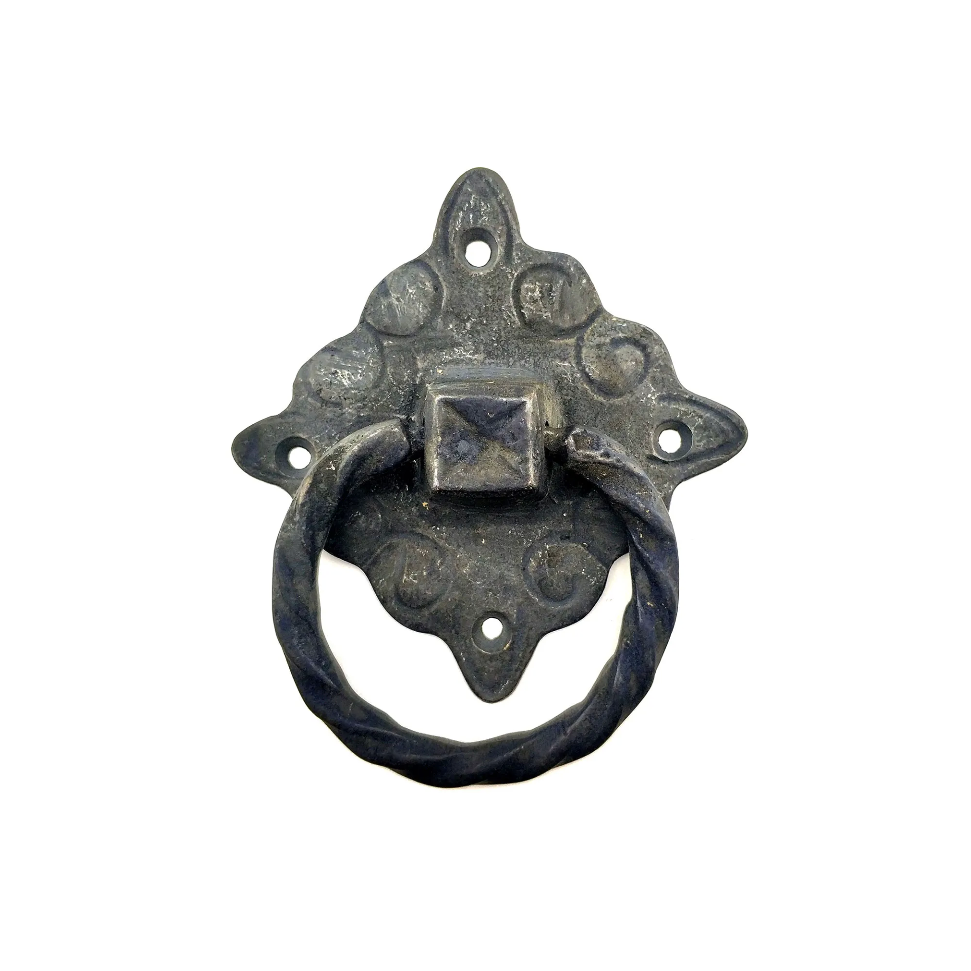 Antika Tarz Dekoratif Pirinç Mobilya Kulbu, Kapı Kilit Halkası - 94x97 Mm, Büyük, Oksit - Lisinya Antika Tarz Dekoratif Pirinç Mobilya Kulbu, Kapı Kilit Halkası - 94x97 Mm, Büyük, Oksit - Lisinya