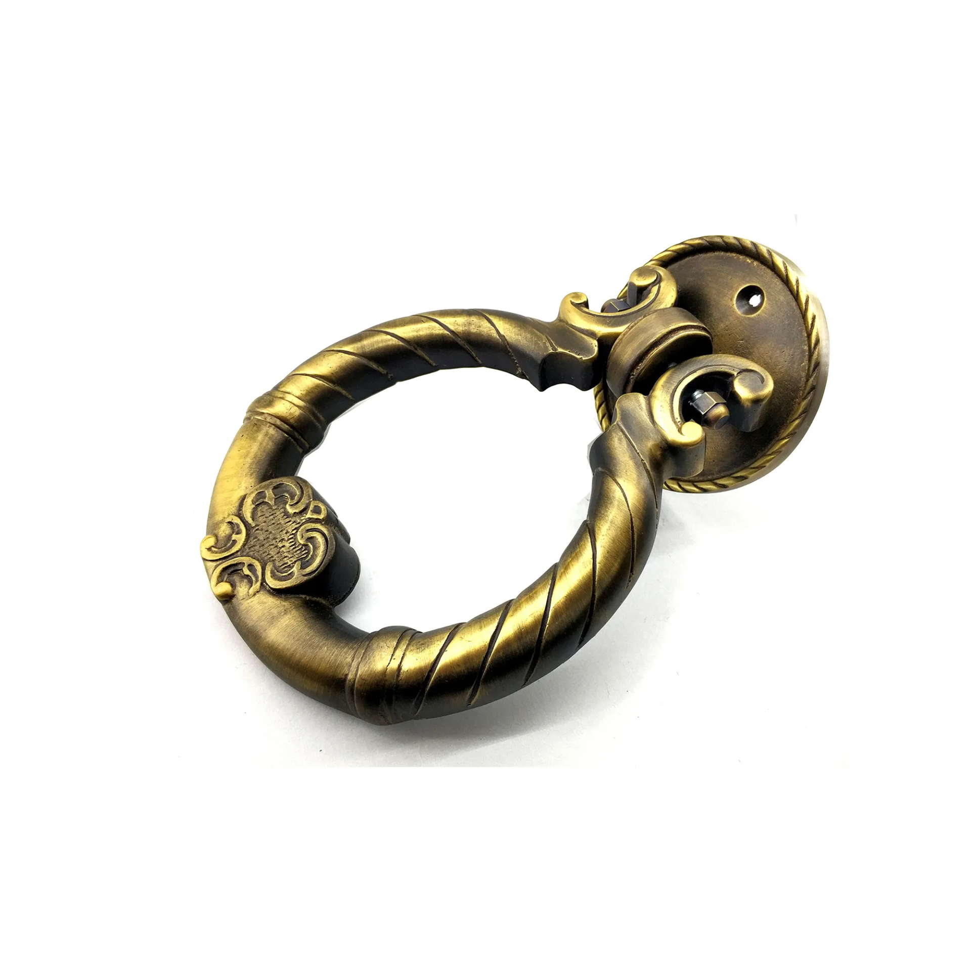 Antika Tarz Dekoratif Pirinç Saray Kapı Tokmağı, Taktak - 97mm, Antik - Lisinya Antika Tarz Dekoratif Pirinç Saray Kapı Tokmağı, Taktak - 97mm, Antik - Lisinya
