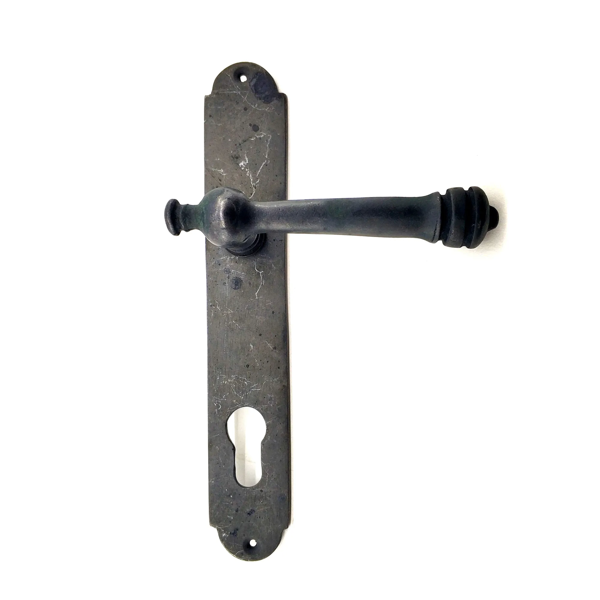 Antika Tarz Dekoratif Pirinç Taşra Oda Kapı Kolu - 220x35 Mm, Oksit - Lisinya Antika Tarz Dekoratif Pirinç Taşra Oda Kapı Kolu - 220x35 Mm, Oksit - Lisinya