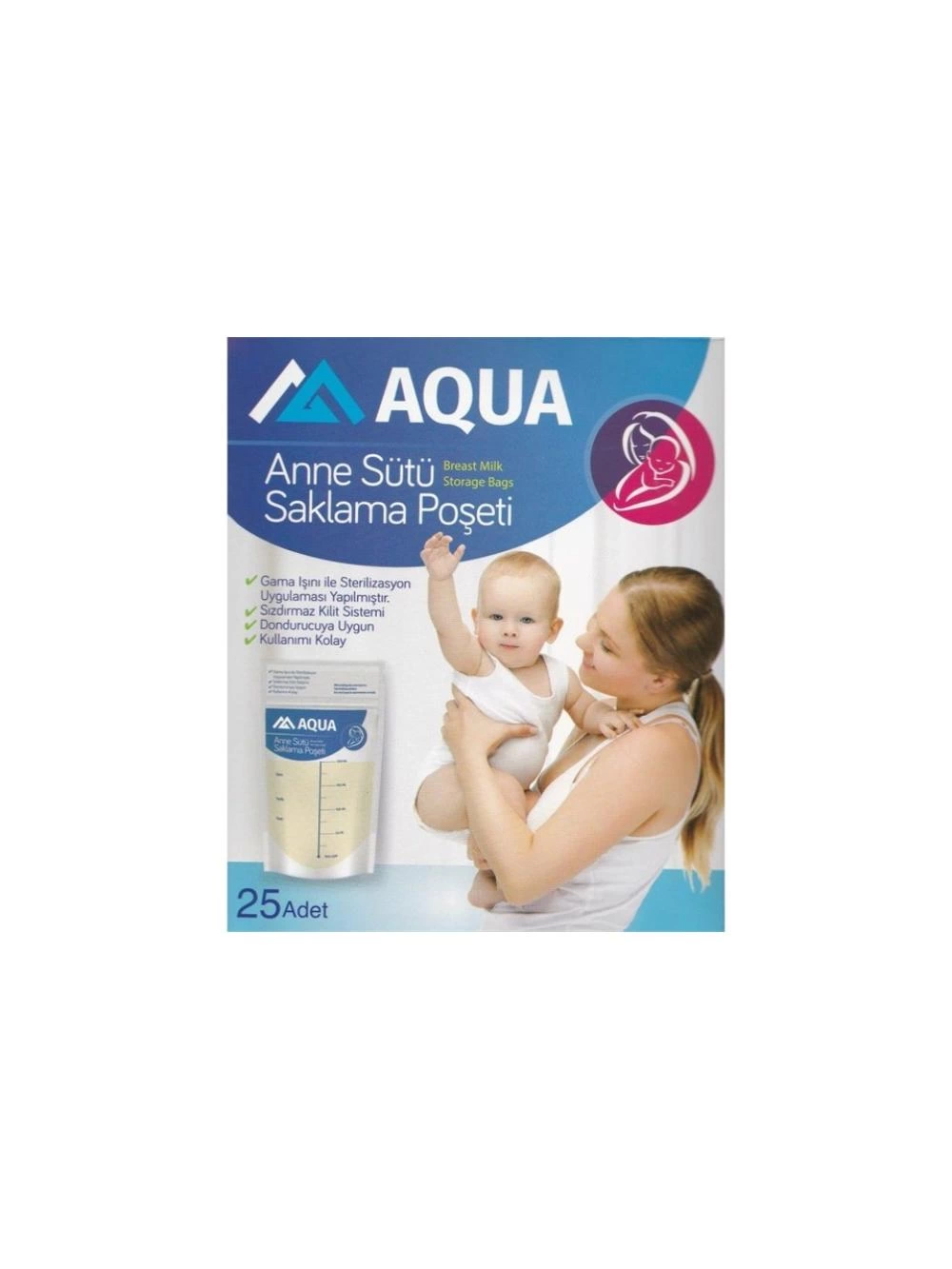 AQua Süt Saklama Poşedi - Lisinya