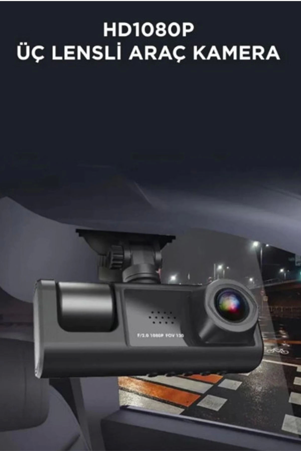 Araç İçi 1080p 3 Kameralı Lcd Ekranlı Gece Görüşlü , G-sensör , Geri Görüş Kamera - Lisinya Araç İçi 1080p 3 Kameralı Lcd Ekranlı Gece Görüşlü , G-sensör , Geri Görüş Kamera - Lisinya