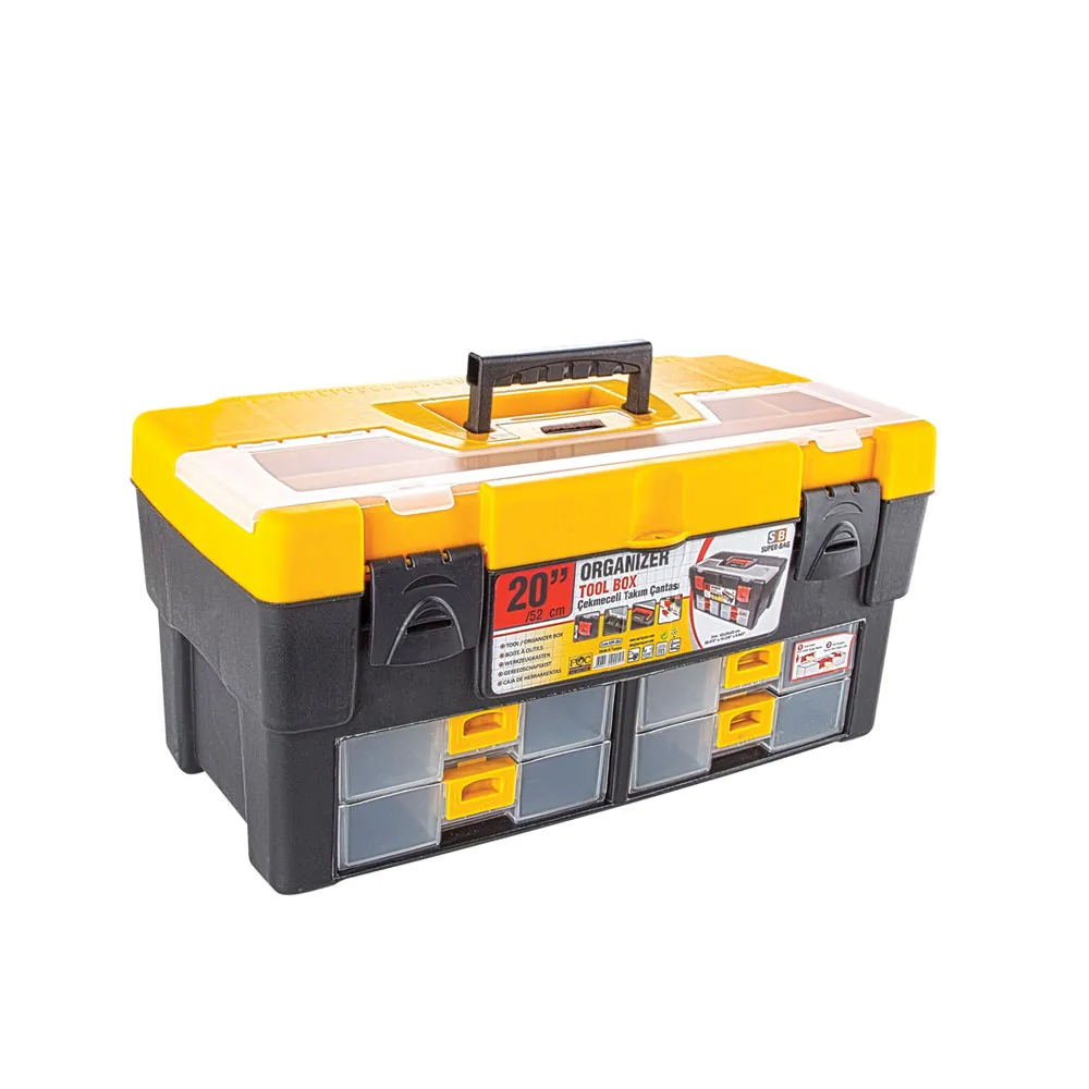 Asr-2055 20 İnç Takım Çantası - Plastik Kilitli - Lisinya Asr-2055 20 İnç Takım Çantası - Plastik Kilitli - Lisinya