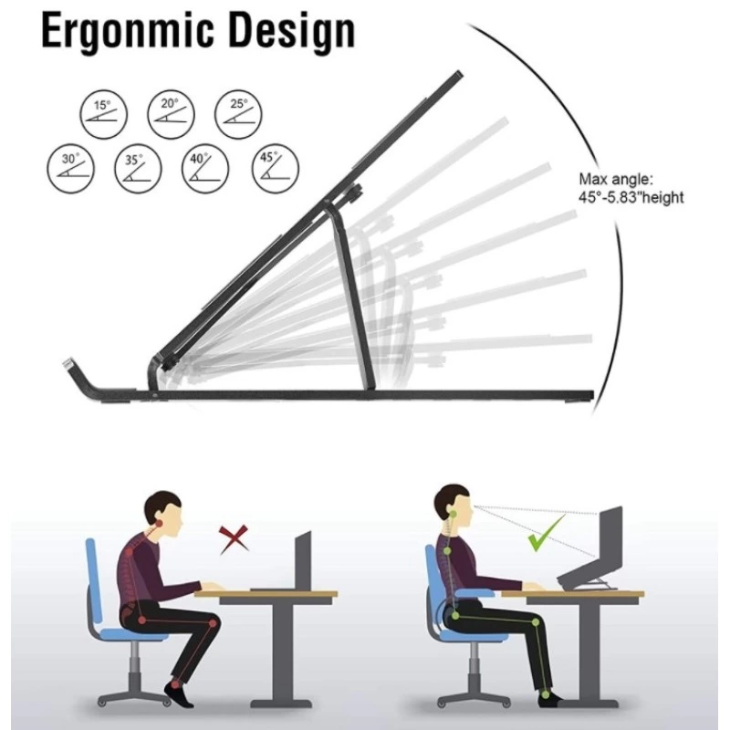 Ayarlanabilir Laptop Standı 7 Kademe - Lisinya Ayarlanabilir Laptop Standı 7 Kademe - Lisinya