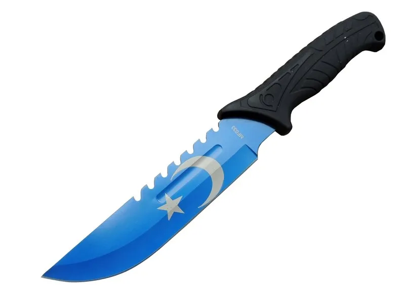 Ayyıldız Mf033bl Mavi Av Bıçağı 31cm - Testere Detaylı Bıçak, Kılıflı, Plastik Sap - Lisinya Ayyıldız Mf033bl Mavi Av Bıçağı 31cm - Testere Detaylı Bıçak, Kılıflı, Plastik Sap - Lisinya