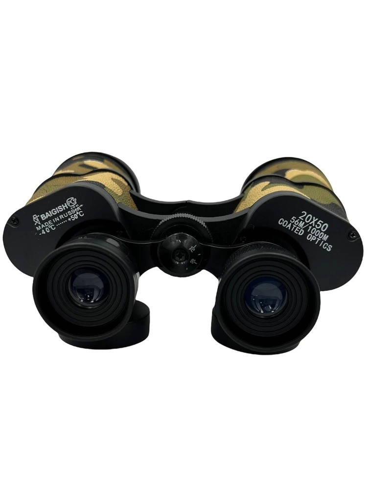 Baigish 20x50 Rus Model Kamuflaj Dürbün, Süper Kalite 1000m/56m - Lisinya