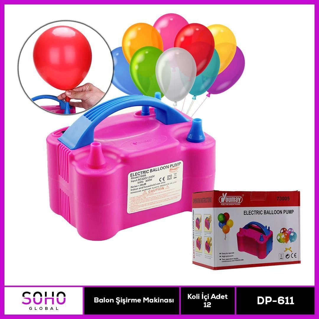 Balon Şişirme Makinesi - Lisinya