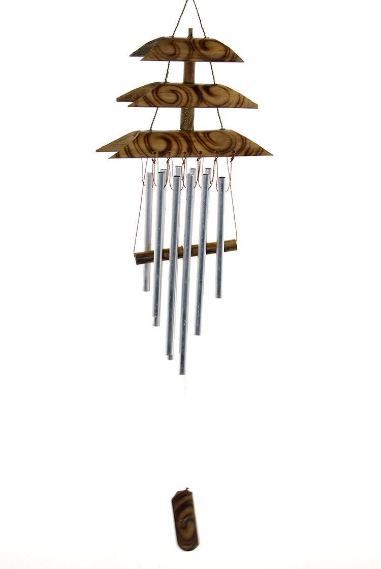 Bambu Metal Çanlı Rüzgar Çanı Repot-4 - Lisinya