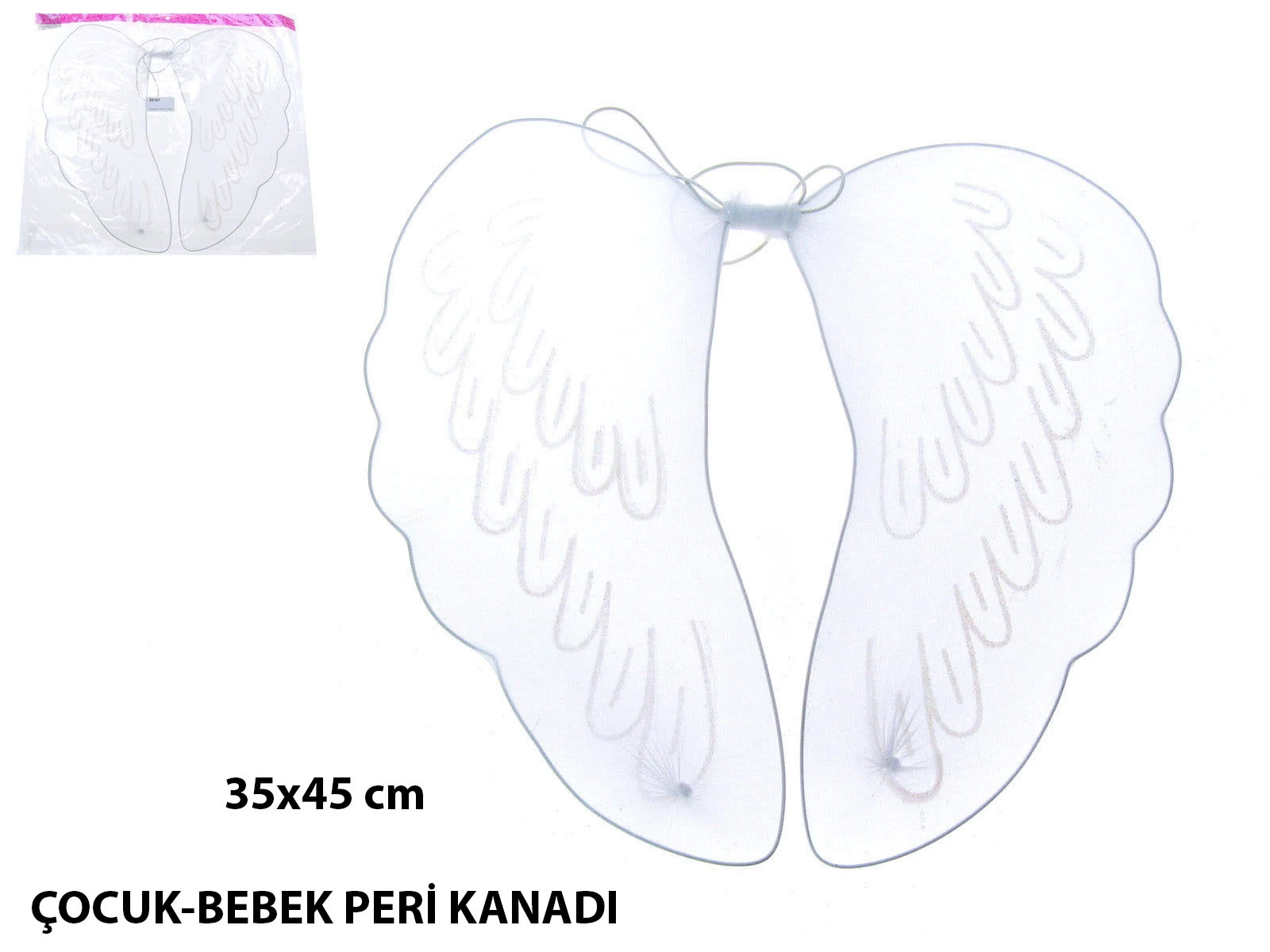 Bebek  Çocuk Peri Kanadı – Kostüm Tamamlayıcı Kanat 35x45 Cm - Lisinya