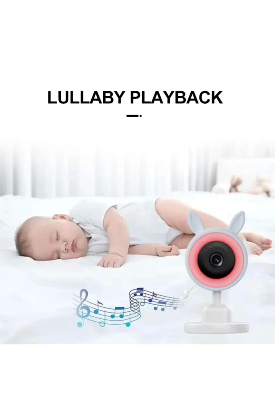 Bebek Kamerası Kumandalı Monitörlü Konuşma Özellikli Işıklı Gece Görüslü Hatırlatıcılı Kamera - Lisinya Bebek Kamerası Kumandalı Monitörlü Konuşma Özellikli Işıklı Gece Görüslü Hatırlatıcılı Kamera - Lisinya