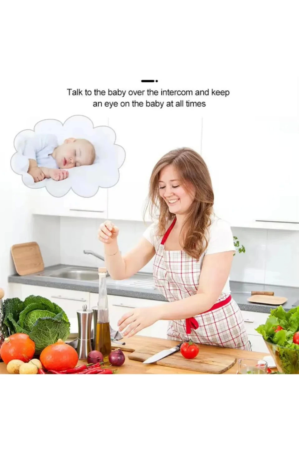 Bebek Kamerası Kumandalı Monitörlü Konuşma Özellikli Işıklı Gece Görüslü Hatırlatıcılı Kamera - Lisinya Bebek Kamerası Kumandalı Monitörlü Konuşma Özellikli Işıklı Gece Görüslü Hatırlatıcılı Kamera - Lisinya