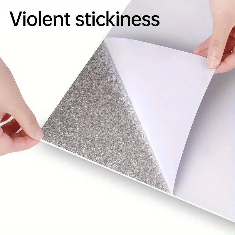 Beyaz Mermer Desenli Alüminyum Plastik Du Sticker (30*30) - Lisinya Beyaz Mermer Desenli Alüminyum Plastik Du Sticker (30*30) - Lisinya