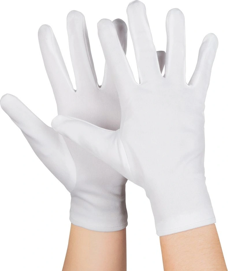 Beyaz Renk Çocuk Boy Likralı Pandomim Eldiveni - Lisinya Beyaz Renk Çocuk Boy Likralı Pandomim Eldiveni - Lisinya