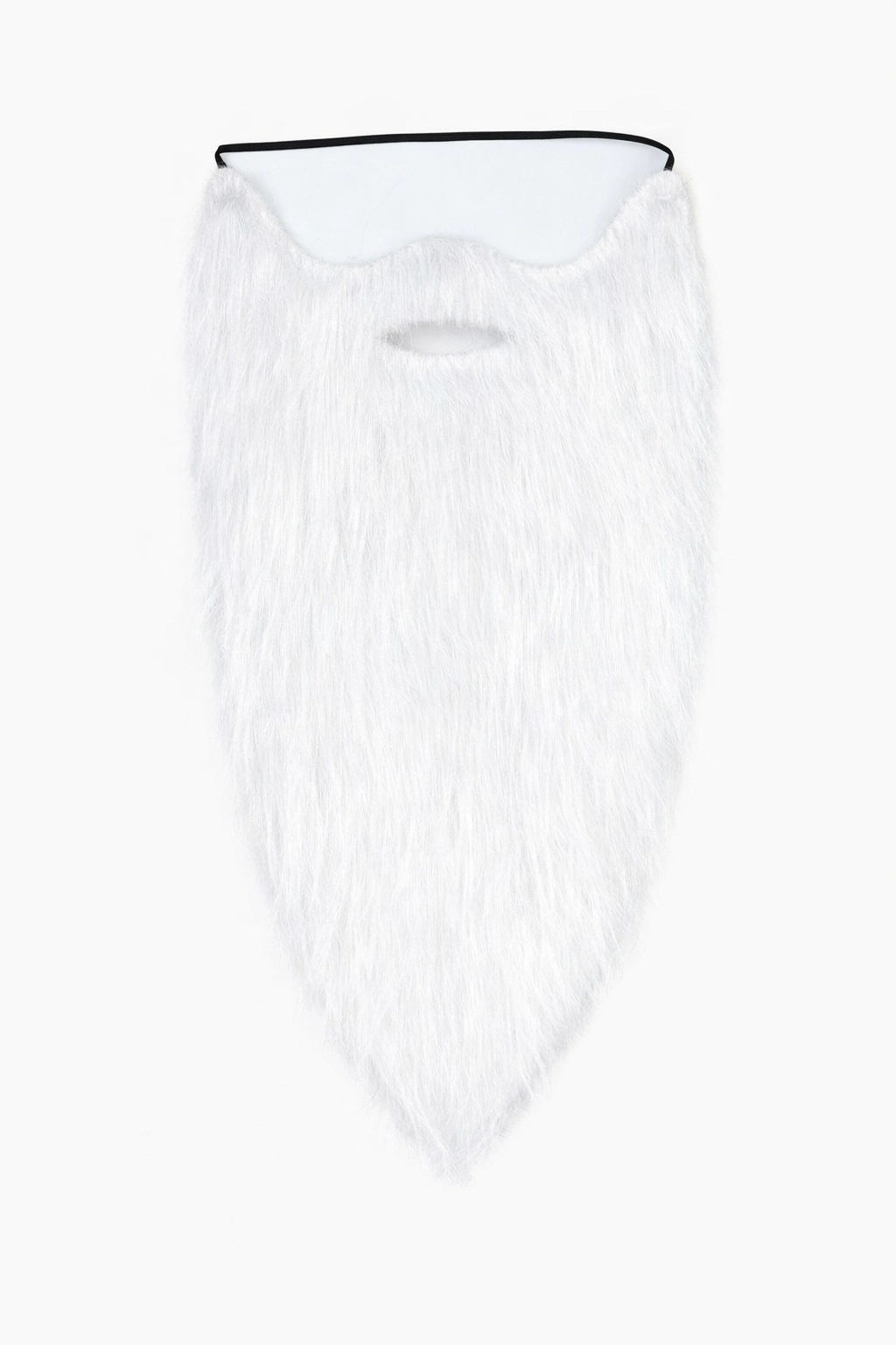 Beyaz Renk Lastikli Uzun Takma Sakal 40 Cm - Lisinya