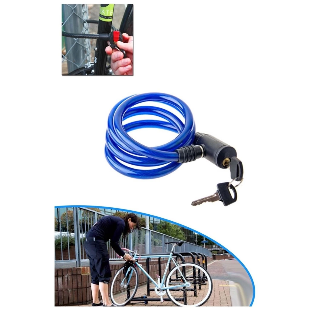 Bisiklet Kilidi Anahtarlı 11.5mm X 85cm - Lisinya Bisiklet Kilidi Anahtarlı 11.5mm X 85cm - Lisinya