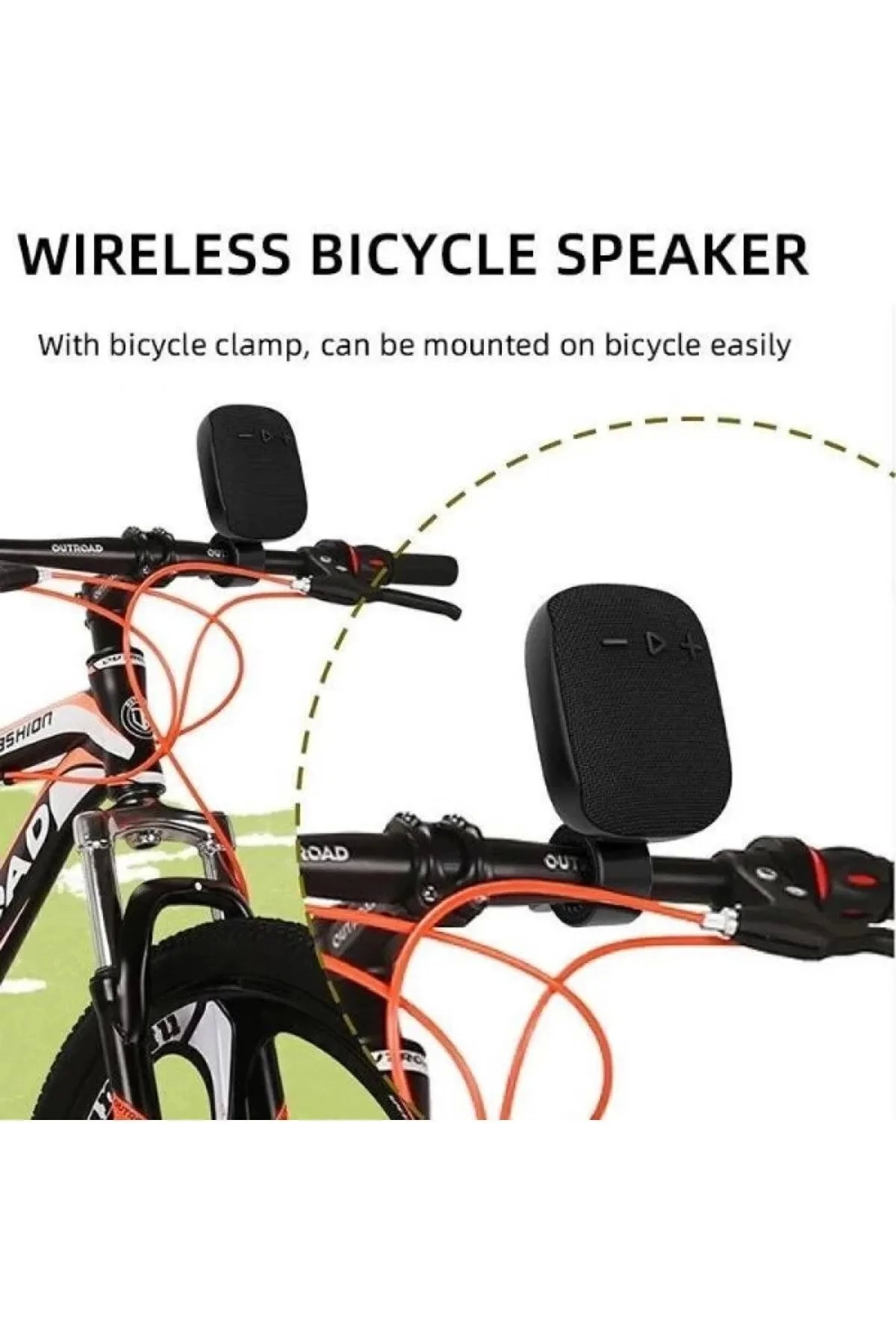 Bisiklet Motorsiklet Gidon Kemer Aparatlı Hafıza Kartı Usb Girişli Bluetooth Hoparlör - Lisinya Bisiklet Motorsiklet Gidon Kemer Aparatlı Hafıza Kartı Usb Girişli Bluetooth Hoparlör - Lisinya