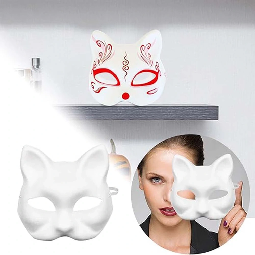 Boyanabilir Kedi Model Maske – Kendi Tasarımını Oluştur - Lisinya Boyanabilir Kedi Model Maske – Kendi Tasarımını Oluştur - Lisinya