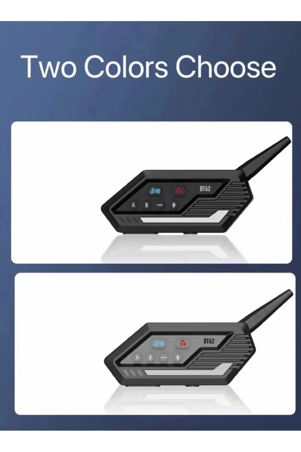 Bt62 Motosiklet Kask Kulaklığı Bluetooth Intercom 2 Intercom Bağlantılı - Lisinya Bt62 Motosiklet Kask Kulaklığı Bluetooth Intercom 2 Intercom Bağlantılı - Lisinya