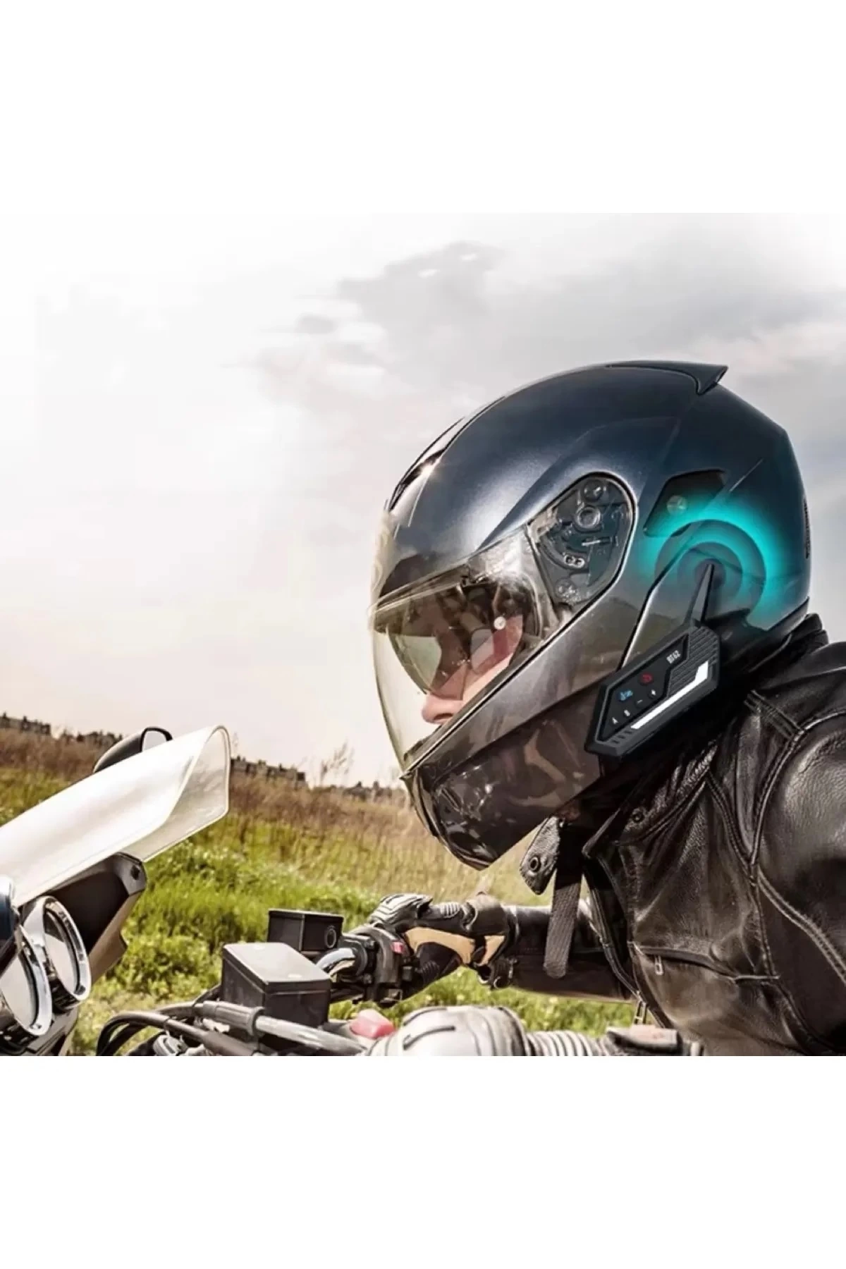 Bt62 Motosiklet Kask Kulaklığı Bluetooth Intercom 2 Intercom Bağlantılı - Lisinya Bt62 Motosiklet Kask Kulaklığı Bluetooth Intercom 2 Intercom Bağlantılı - Lisinya