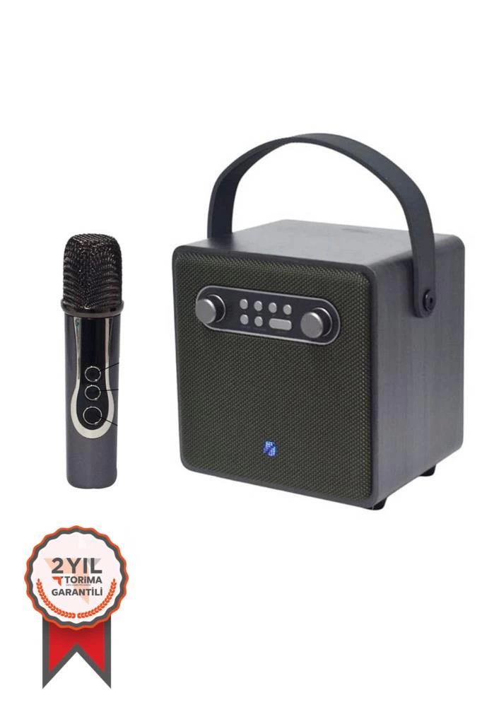 Bts-1688 Yeşil Mikrofonlu Karaoke Bluetooth Hoparlör - Lisinya